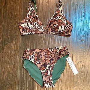 NICOLE MILLER ANIMAL PRINT BIKINI